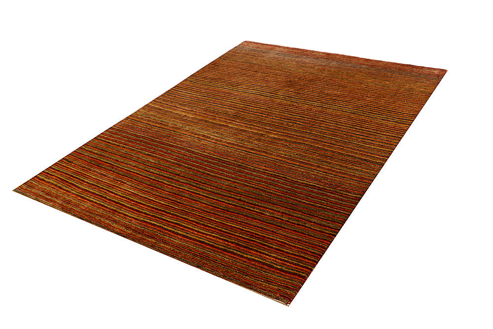Multi Colored Gabbeh 4' 6 x 6' 5 - No. 55709 - ALRUG Rug Store
