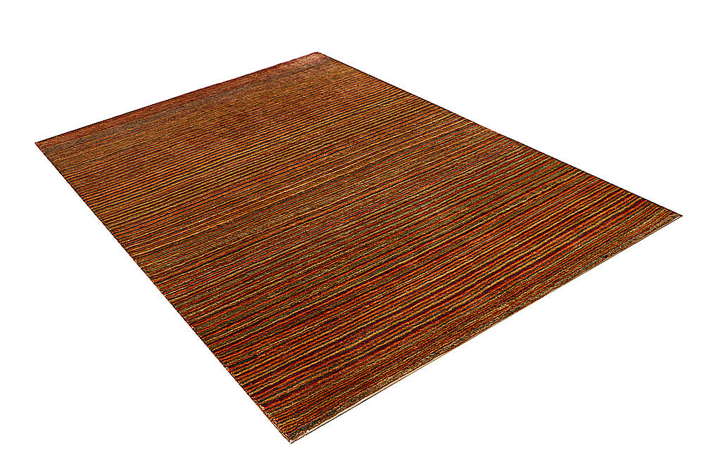 Multi Colored Gabbeh 4' 6 x 6' 5 - No. 55709 - ALRUG Rug Store