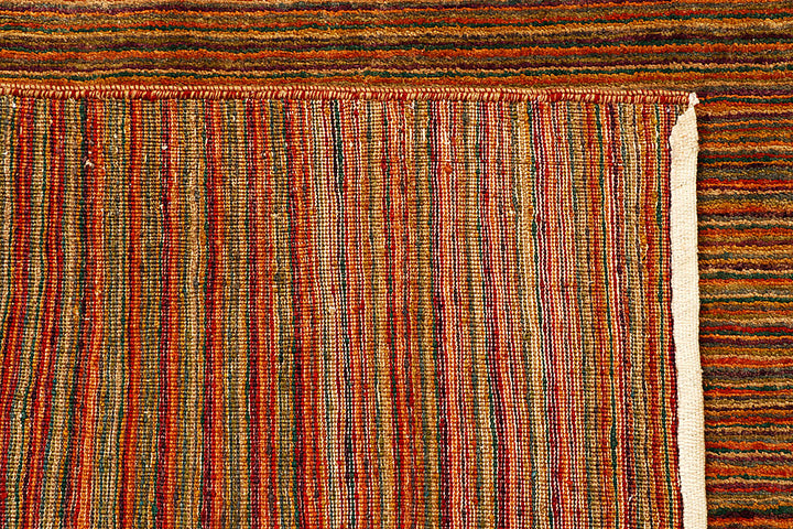 Multi Colored Gabbeh 4' 6 x 6' 5 - No. 55709 - ALRUG Rug Store