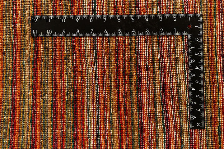 Multi Colored Gabbeh 4' 6 x 6' 5 - No. 55709 - ALRUG Rug Store