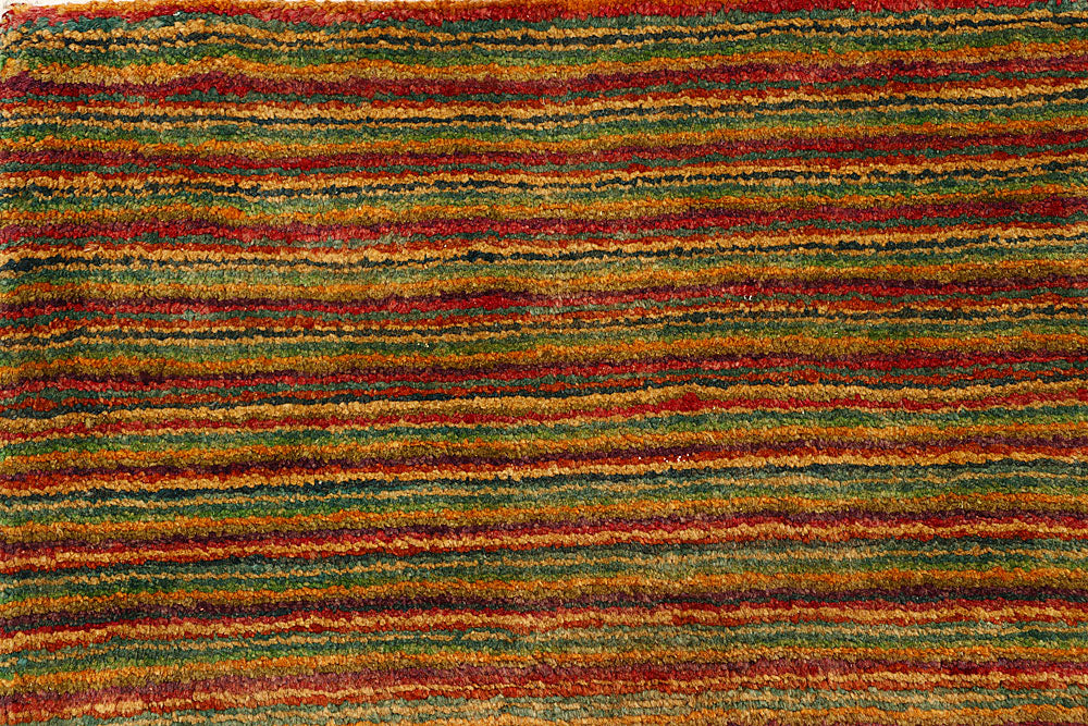 Multi Colored Gabbeh 4' 8 x 6' 5 - No. 55710 - ALRUG Rug Store