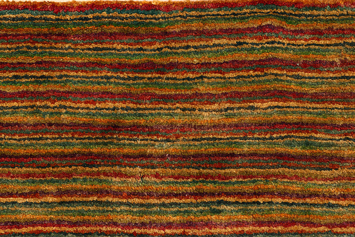 Multi Colored Gabbeh 4' 8 x 6' 5 - No. 55710 - ALRUG Rug Store