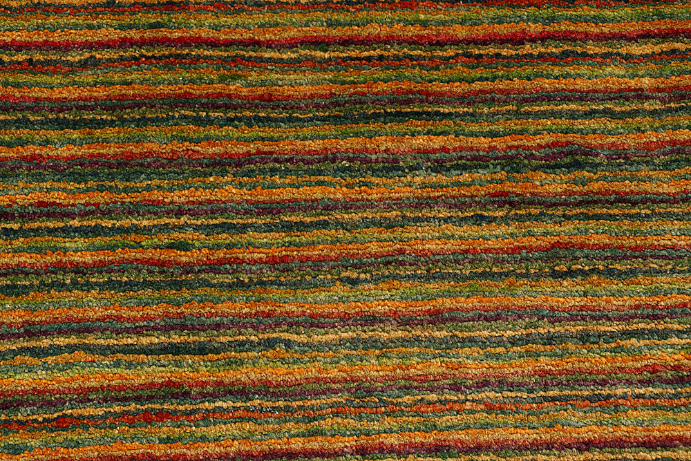 Multi Colored Gabbeh 4' 8 x 6' 5 - No. 55710 - ALRUG Rug Store