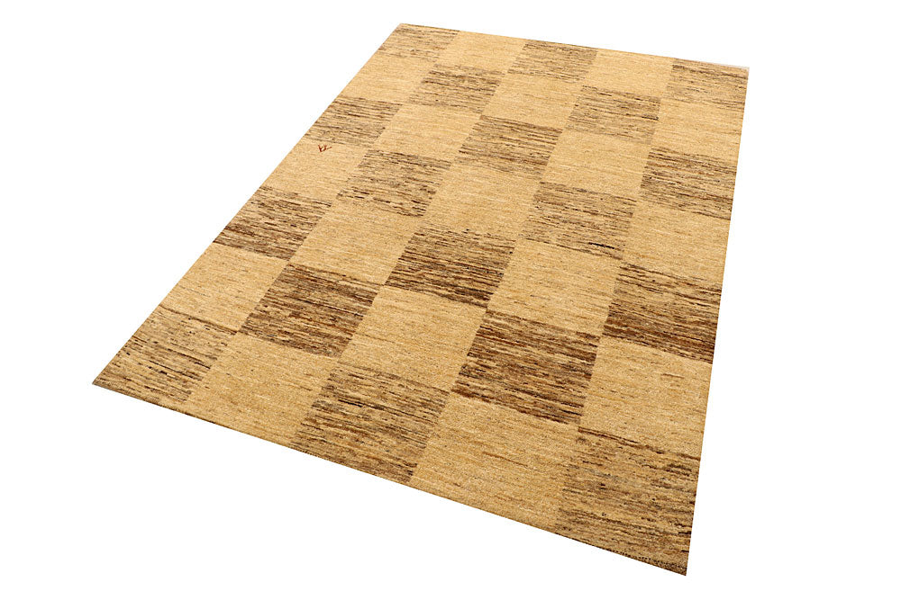 Navajo White Gabbeh 4' 6 x 6' 3 - No. 55711 - ALRUG Rug Store