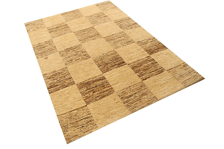 Navajo White Gabbeh 4' 6 x 6' 3 - No. 55711 - ALRUG Rug Store