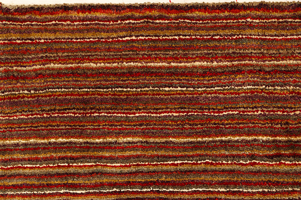 Saddle Brown Gabbeh 5' 1 x 6' - No. 55713 - ALRUG Rug Store