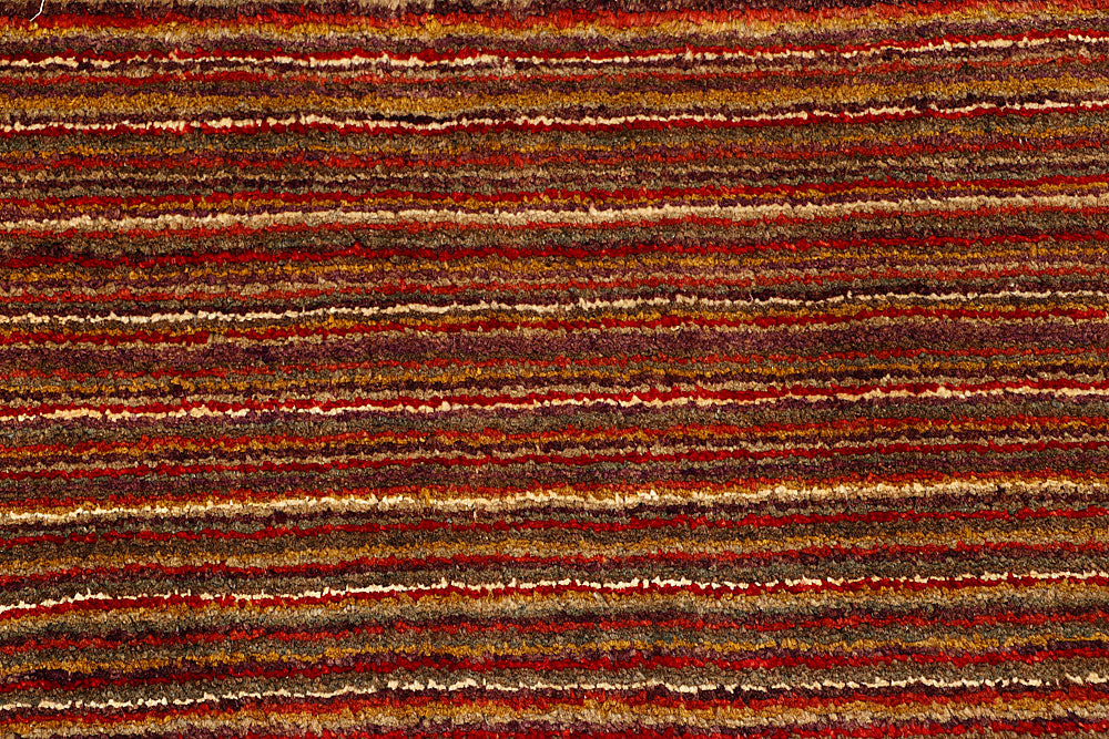 Saddle Brown Gabbeh 5' 1 x 6' - No. 55713 - ALRUG Rug Store