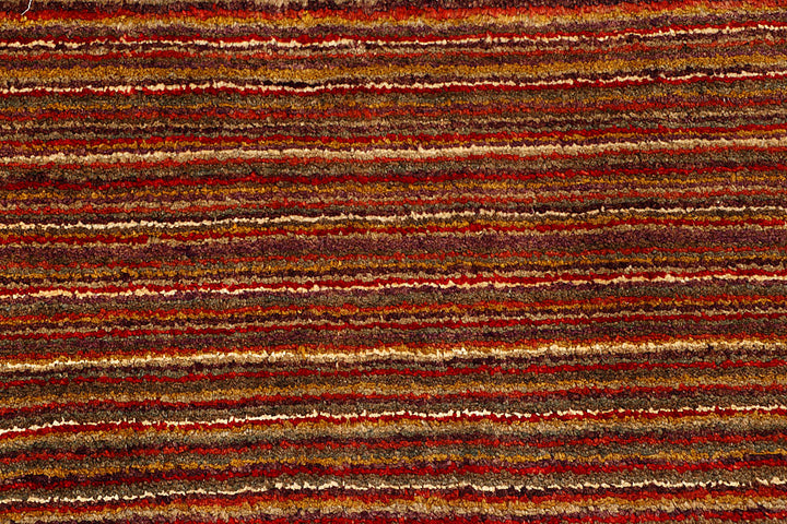 Saddle Brown Gabbeh 5' 1 x 6' - No. 55713 - ALRUG Rug Store