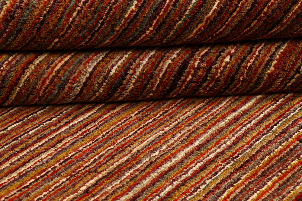 Saddle Brown Gabbeh 5' 1 x 6' - No. 55713 - ALRUG Rug Store