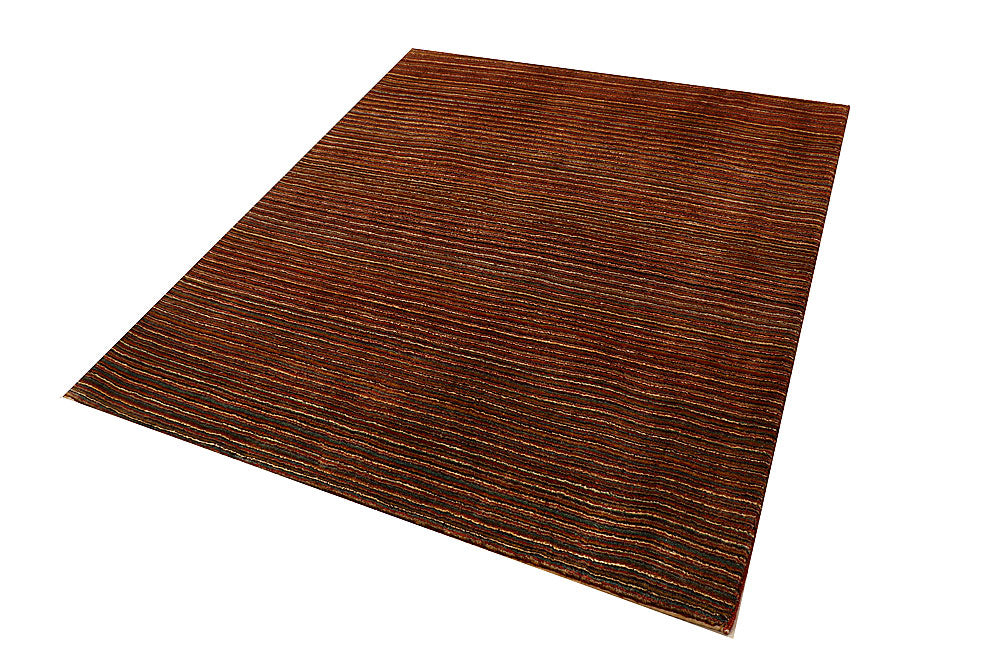Saddle Brown Gabbeh 5' 1 x 6' - No. 55713 - ALRUG Rug Store
