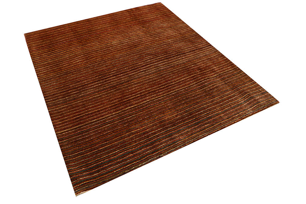 Saddle Brown Gabbeh 5' 1 x 6' - No. 55713 - ALRUG Rug Store