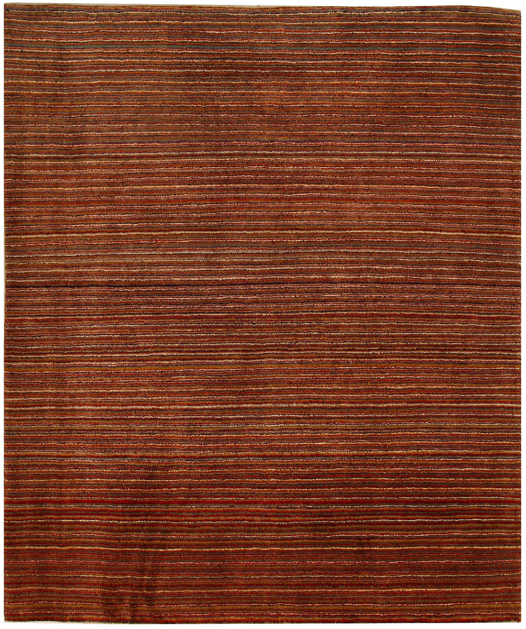 Saddle Brown Gabbeh 5' 1 x 6' - No. 55713 - ALRUG Rug Store