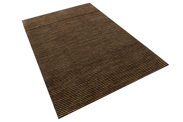 Saddle Brown Gabbeh 4' 6 x 6' 8 - No. 55715 - ALRUG Rug Store