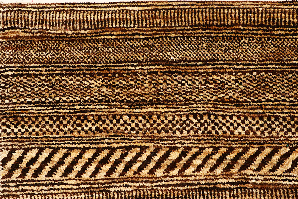 Saddle Brown Gabbeh 4' 6 x 6' 7 - No. 55716 - ALRUG Rug Store
