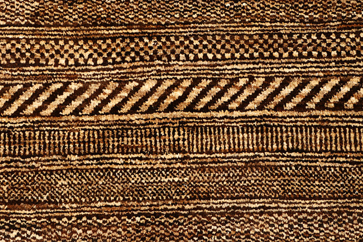 Saddle Brown Gabbeh 4' 6 x 6' 7 - No. 55716 - ALRUG Rug Store