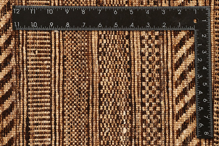 Saddle Brown Gabbeh 4' 6 x 6' 7 - No. 55716 - ALRUG Rug Store