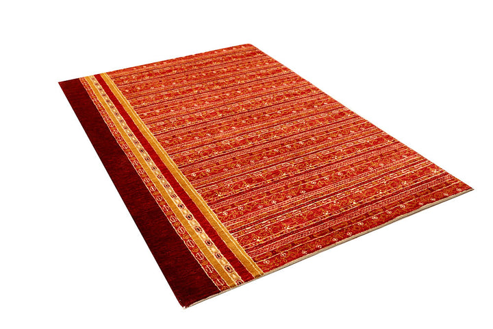 Firebrick Gabbeh 4' 3 x 6' 4 - No. 55718 - ALRUG Rug Store