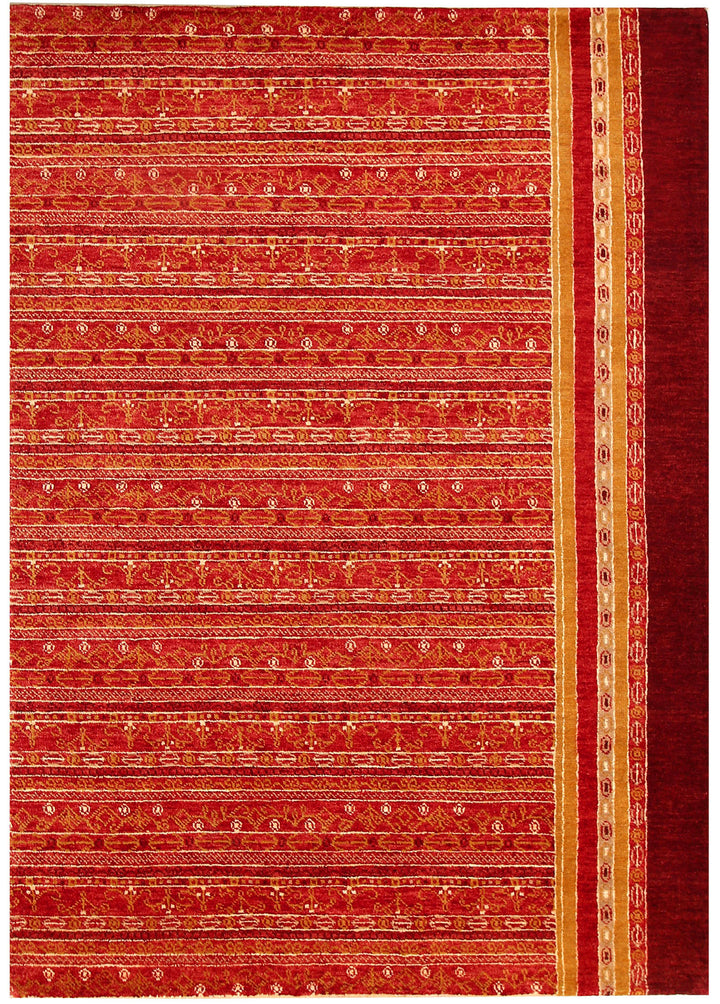 Firebrick Gabbeh 4' 3 x 6' 4 - No. 55718 - ALRUG Rug Store