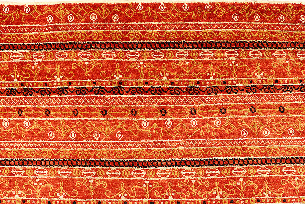 Orange Red Gabbeh 4' 3 x 6' 4 - No. 55719 - ALRUG Rug Store