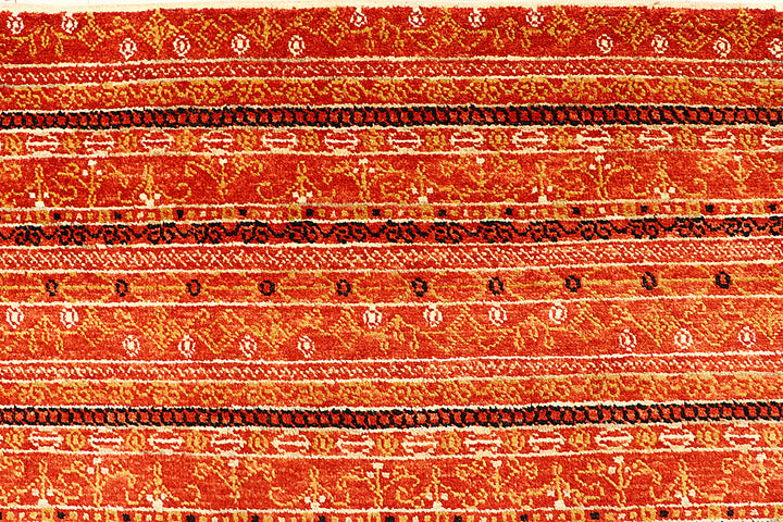 Orange Red Gabbeh 4' 3 x 6' 4 - No. 55719 - ALRUG Rug Store