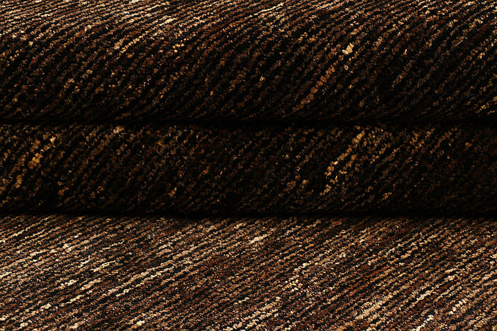 Saddle Brown Gabbeh 4' 5 x 6' 7 - No. 55722 - ALRUG Rug Store