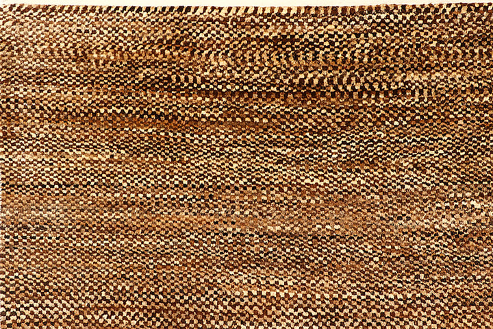 Saddle Brown Gabbeh 4' 9 x 6' 5 - No. 55723 - ALRUG Rug Store
