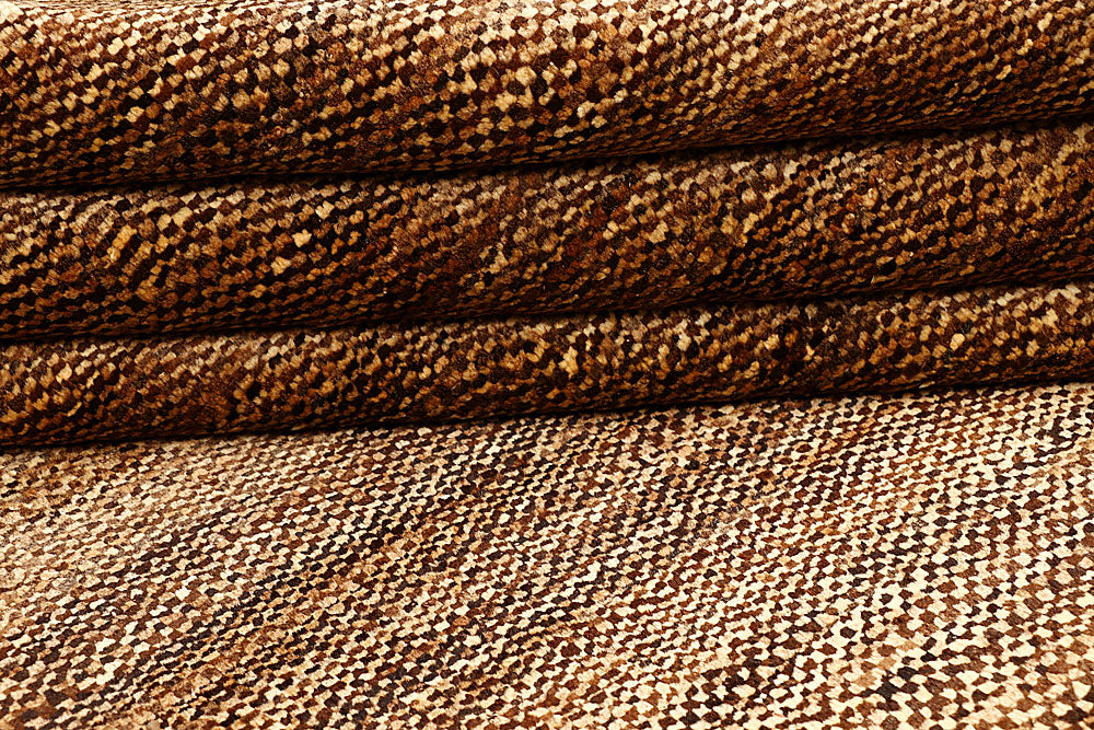 Saddle Brown Gabbeh 4' 9 x 6' 5 - No. 55723 - ALRUG Rug Store