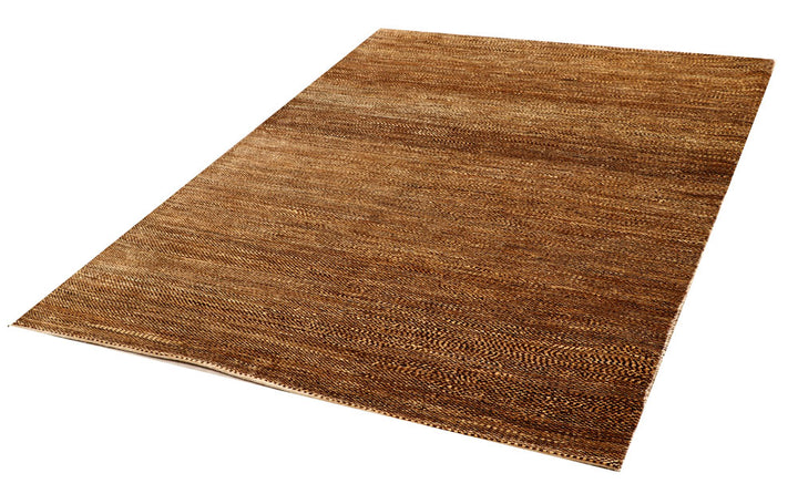 Saddle Brown Gabbeh 4' 9 x 6' 5 - No. 55723 - ALRUG Rug Store