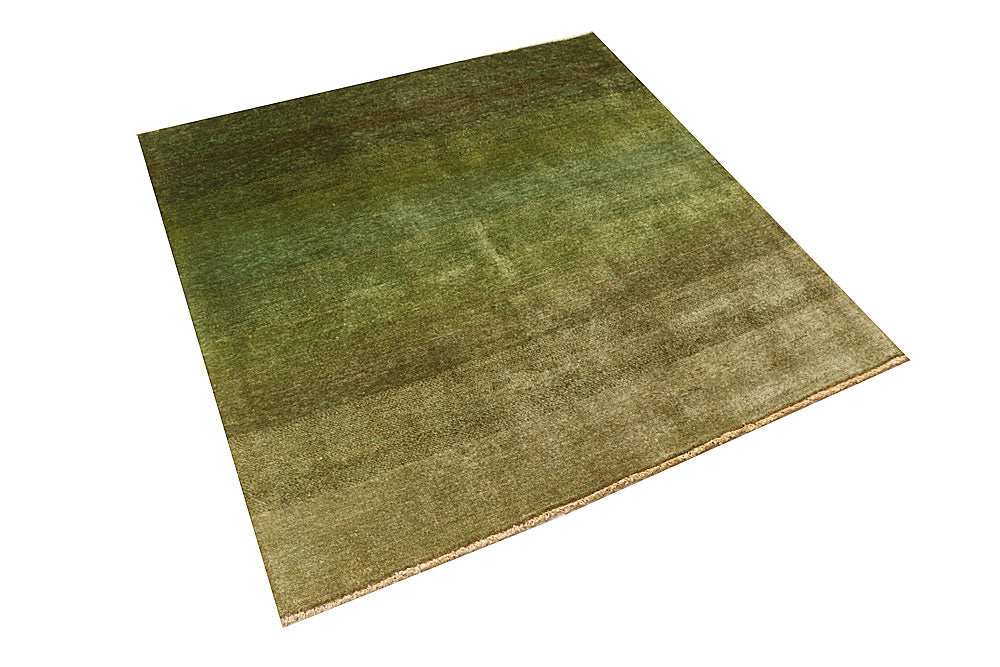 Olive Gabbeh 4' 6 x 4' 5 - No. 55724 - ALRUG Rug Store
