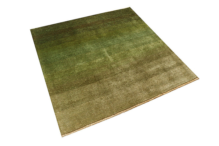 Olive Gabbeh 4' 6 x 4' 5 - No. 55724 - ALRUG Rug Store
