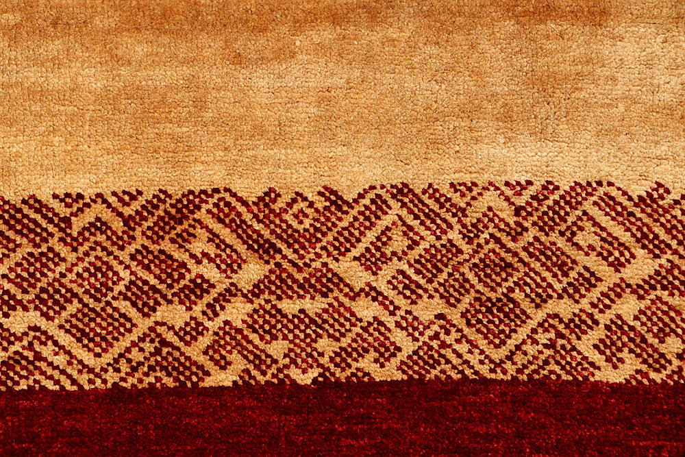 Dark Red Gabbeh 4' 7 x 6' 7 - No. 55728 - ALRUG Rug Store