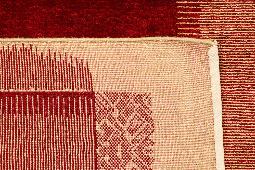 Dark Red Gabbeh 4' 7 x 6' 7 - No. 55728 - ALRUG Rug Store