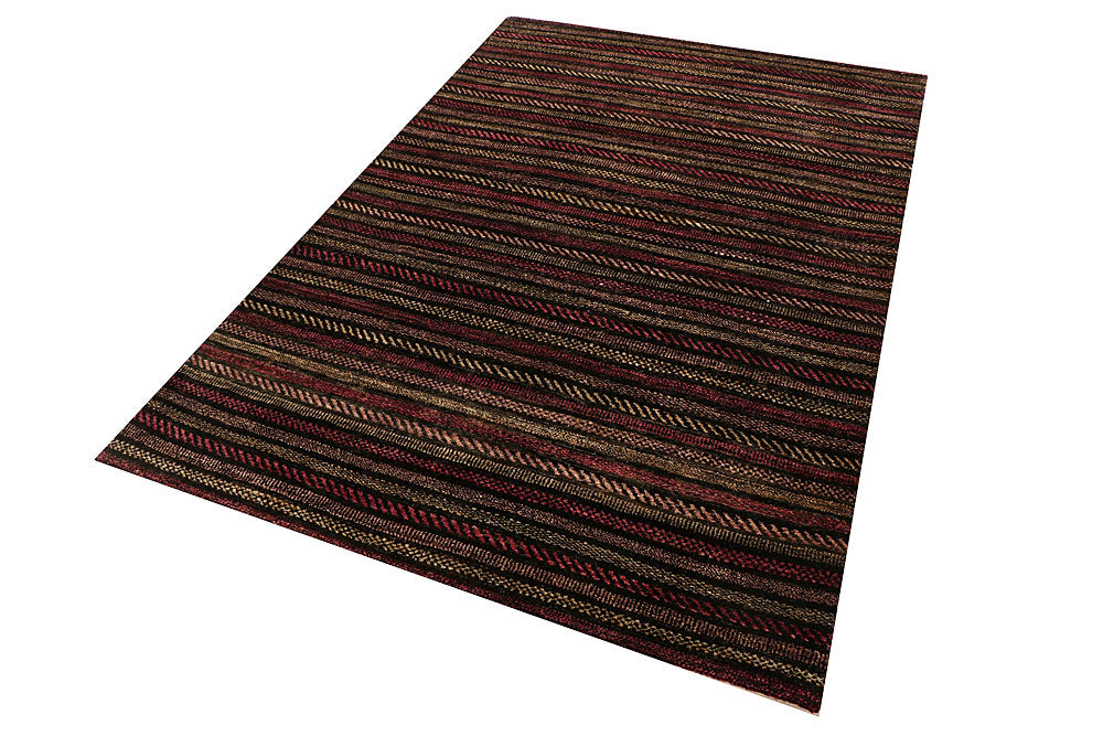 Multi Colored Gabbeh 4' 7 x 6' 8 - No. 55731 - ALRUG Rug Store