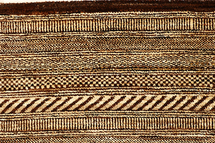 Saddle Brown Gabbeh 4' 7 x 6' 6 - No. 55732 - ALRUG Rug Store