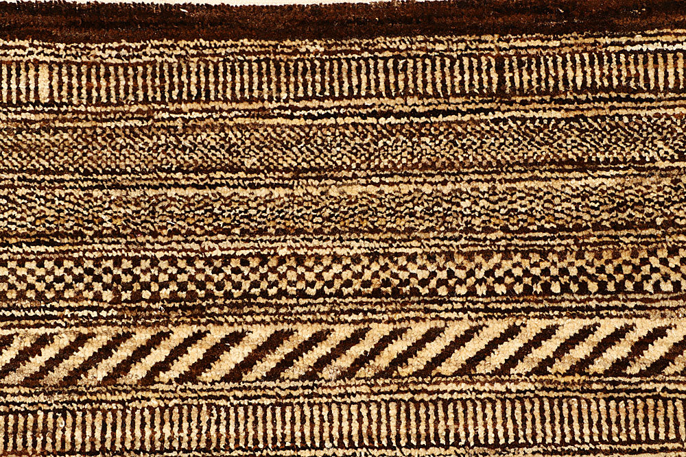 Saddle Brown Gabbeh 4' 7 x 6' 6 - No. 55732 - ALRUG Rug Store
