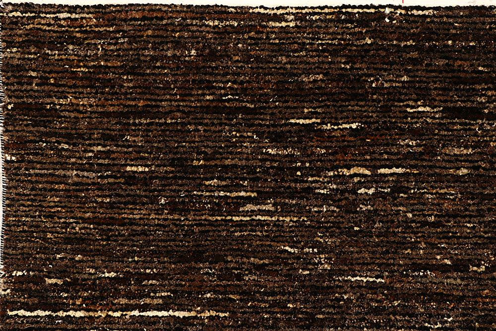 Saddle Brown Gabbeh 5' 1 x 5' 10 - No. 55735 - ALRUG Rug Store