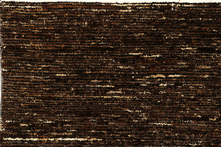 Saddle Brown Gabbeh 5' 1 x 5' 10 - No. 55735 - ALRUG Rug Store