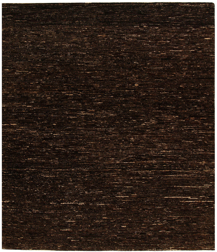 Saddle Brown Gabbeh 5' 1 x 5' 10 - No. 55735 - ALRUG Rug Store