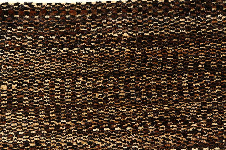 Saddle Brown Gabbeh 4' 6 x 6' 7 - No. 55736 - ALRUG Rug Store