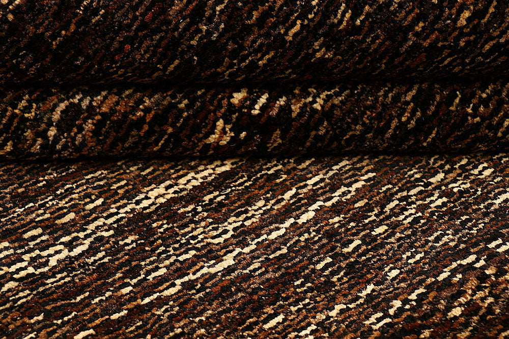 Saddle Brown Gabbeh 4' 6 x 6' 7 - No. 55736 - ALRUG Rug Store