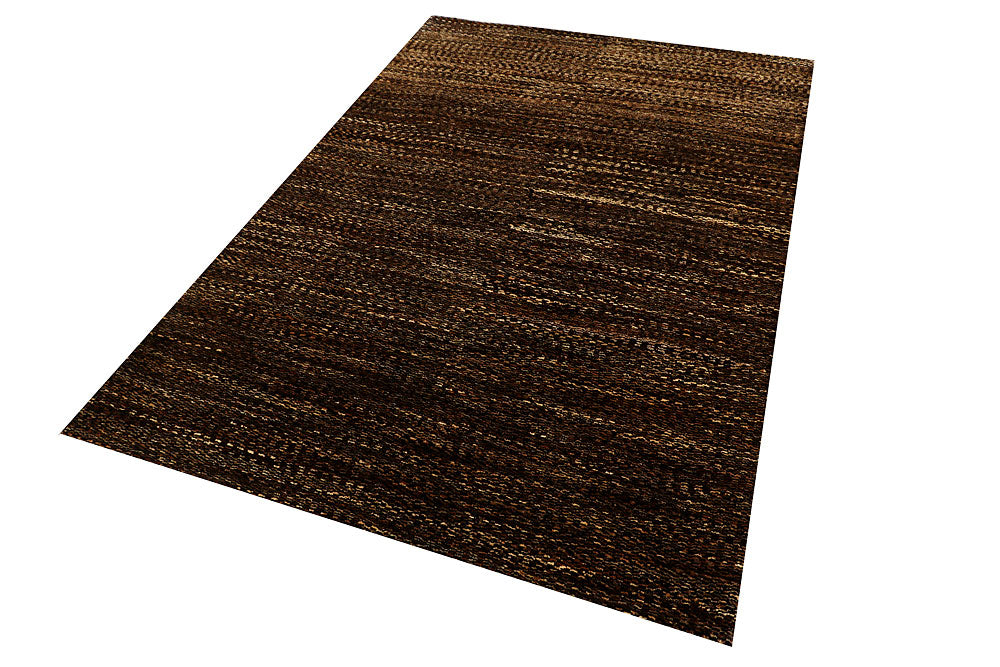 Saddle Brown Gabbeh 4' 6 x 6' 7 - No. 55736 - ALRUG Rug Store