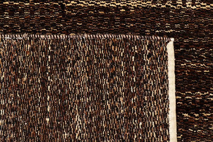 Saddle Brown Gabbeh 4' 6 x 6' 7 - No. 55736 - ALRUG Rug Store