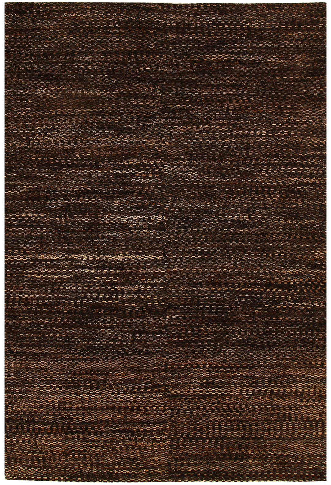Saddle Brown Gabbeh 4' 6 x 6' 7 - No. 55736 - ALRUG Rug Store