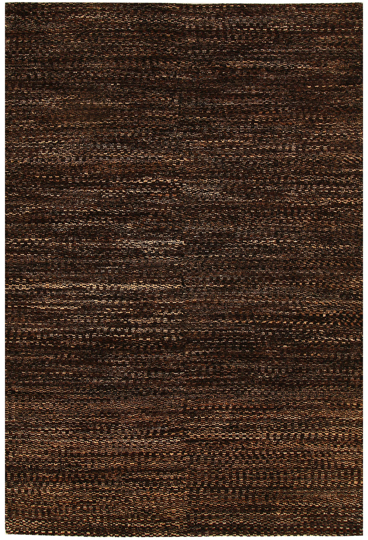Saddle Brown Gabbeh 4' 6 x 6' 7 - No. 55736 - ALRUG Rug Store
