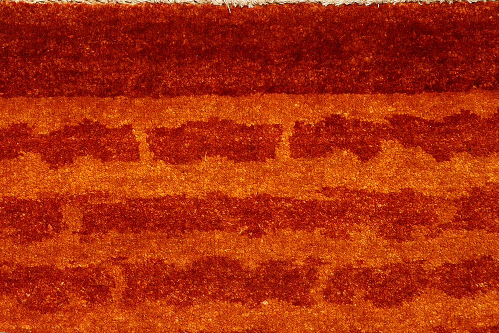 Dark Orange Gabbeh 4' 7 x 6' 9 - No. 55737 - ALRUG Rug Store