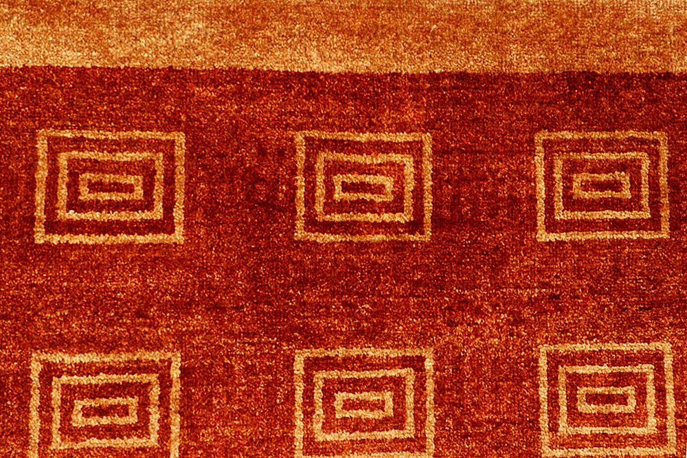 Firebrick Gabbeh 4' 7 x 6' 6 - No. 55738 - ALRUG Rug Store
