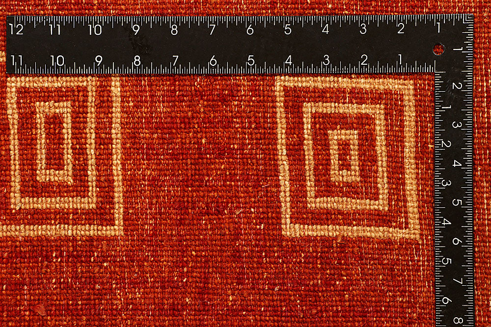 Firebrick Gabbeh 4' 7 x 6' 6 - No. 55738 - ALRUG Rug Store