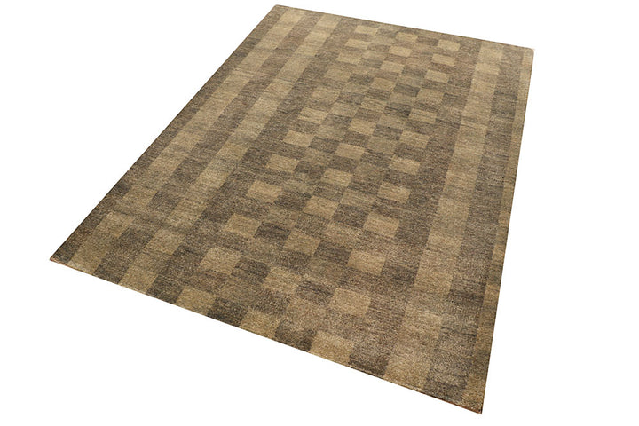Dim Grey Gabbeh 4' 7 x 6' 4 - No. 55739 - ALRUG Rug Store