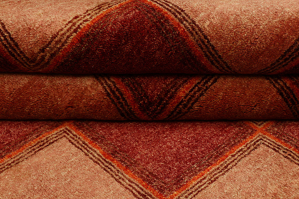 Firebrick Gabbeh 4' 6 x 7' - No. 55744 - ALRUG Rug Store