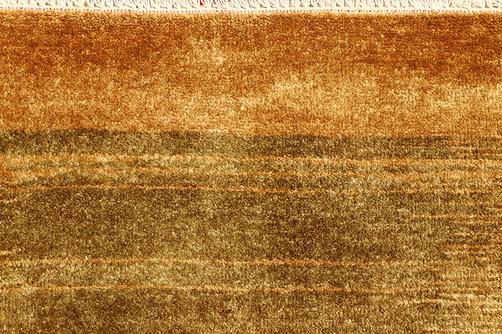 Dark Goldenrod Gabbeh 4' 5 x 6' 6 - No. 55745 - ALRUG Rug Store